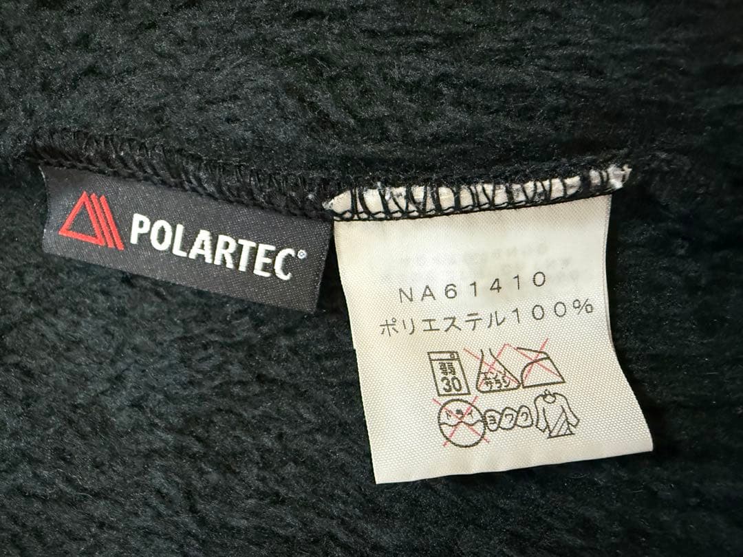 THE NORTH FACE ブラック ポーラテックフリースカーディガン L