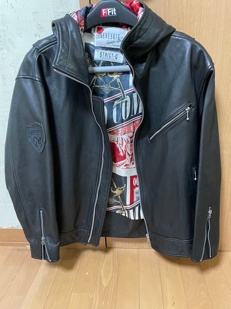 STRICT-G SEVESKIG フーディライダースジャケット シャアモデル