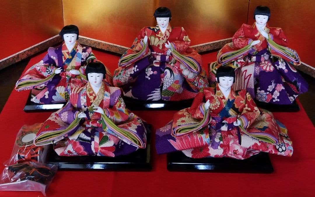 雛人形　五人囃子セット