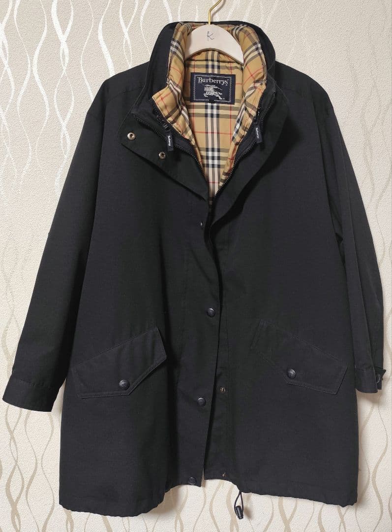 Burberry ブラック アウター ライナー付