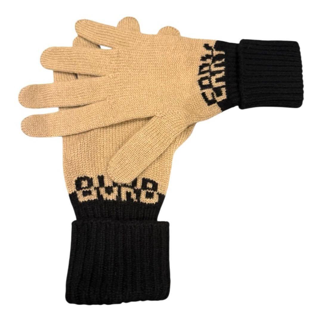 【未使用品】BURBERRY バーバリー　カシミヤグローブM/L ベージュ