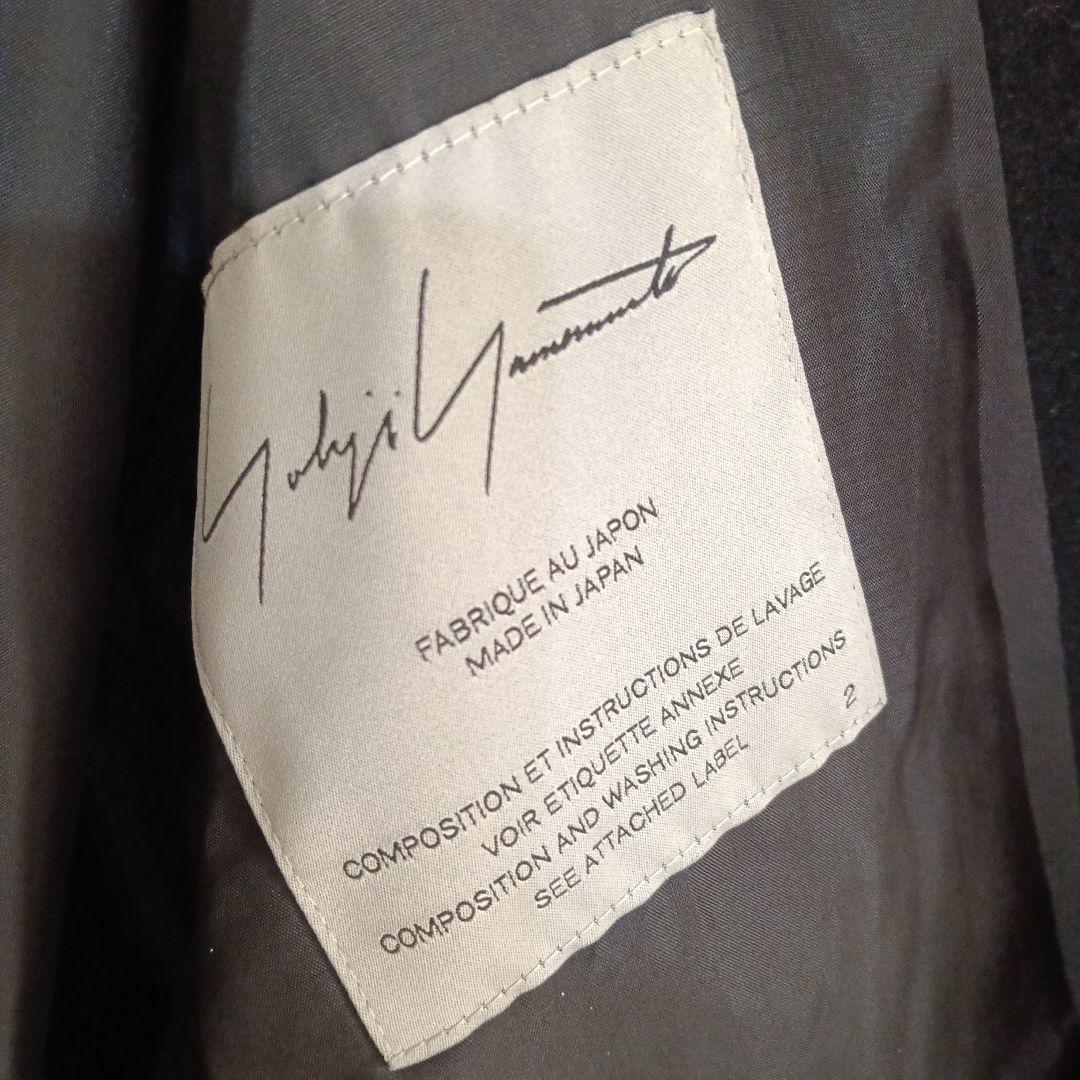 ヨウジヤマモト　ロングコート　ガウン　ブラック