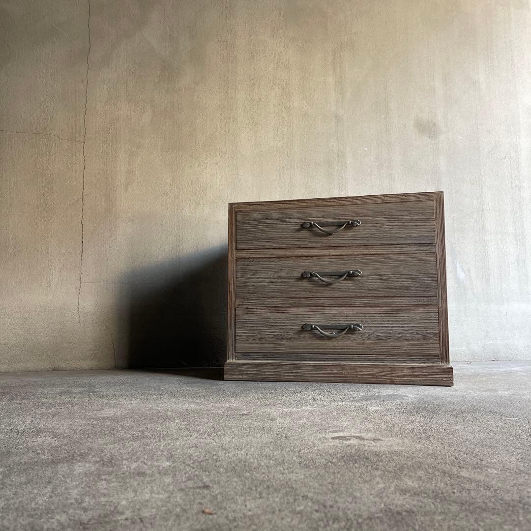 会津松本 手許 ３段 小引き出し 整理箱 抽斗 書類入れ