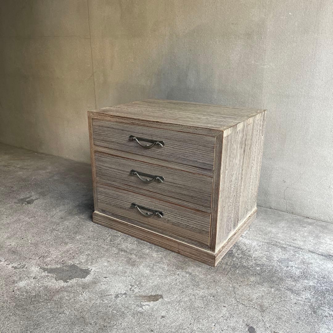 会津松本 手許 ３段 小引き出し 整理箱 抽斗 書類入れ