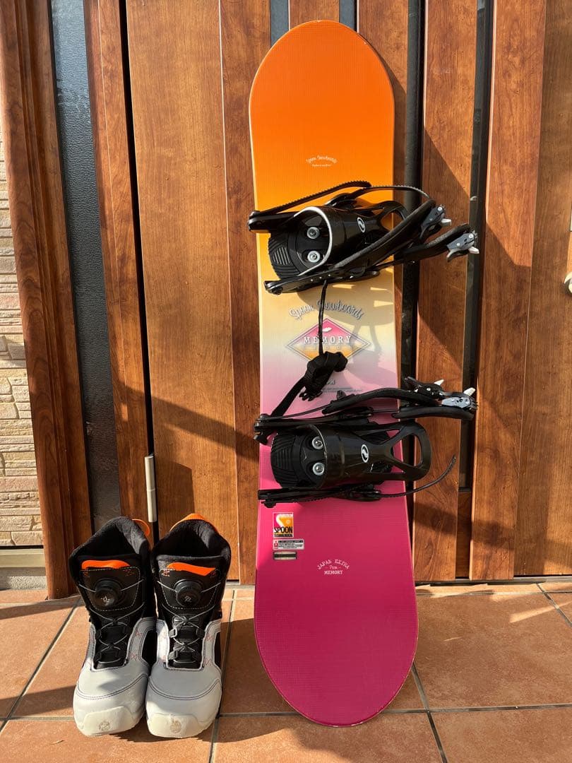 SPOON スノーボード　ビンディング　ブーツ　三点セット