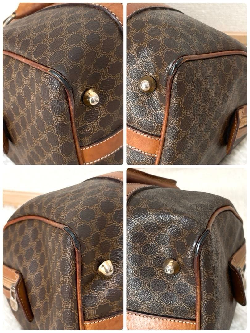 セリーヌ マカダム ミニボストンバッグ