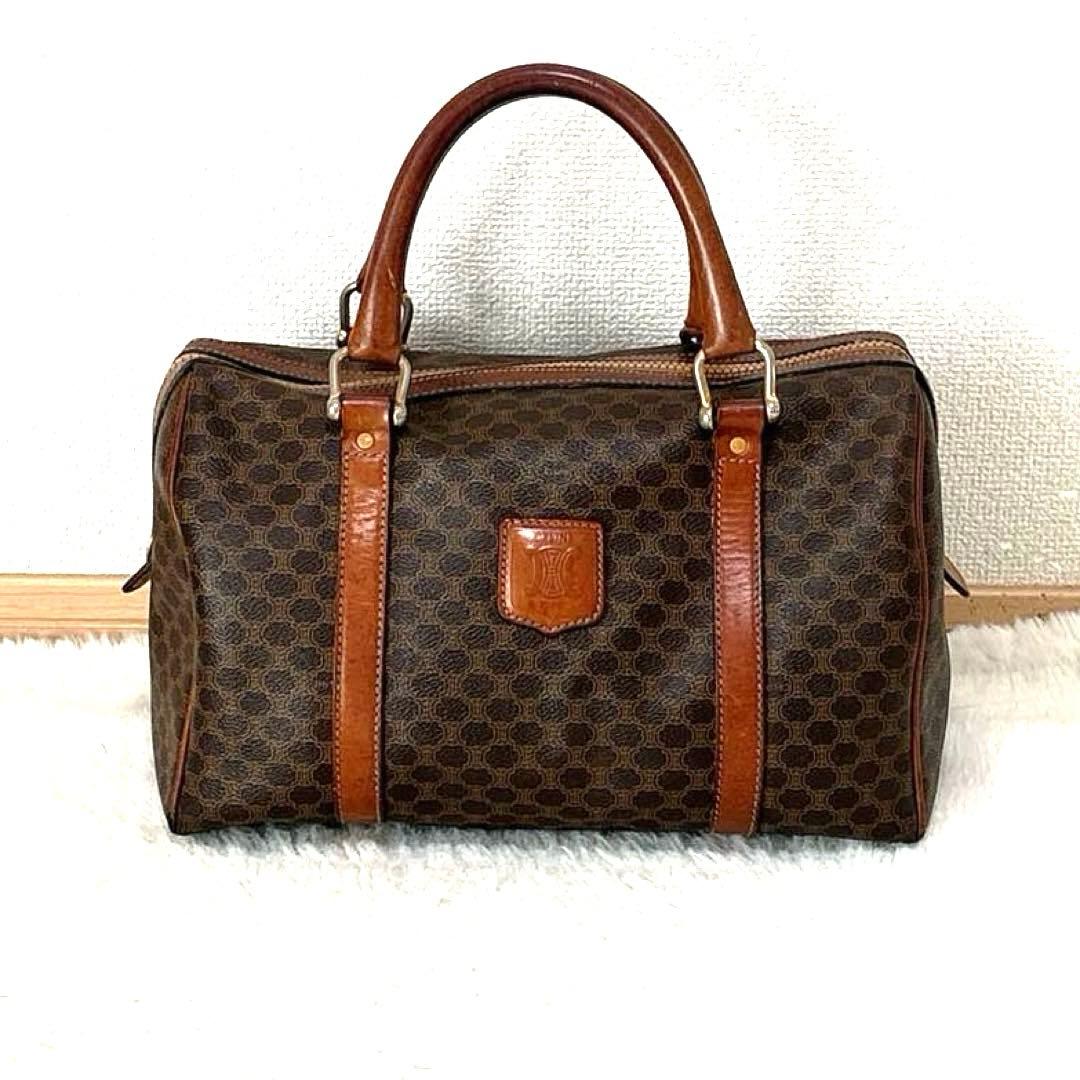 セリーヌ マカダム ミニボストンバッグ