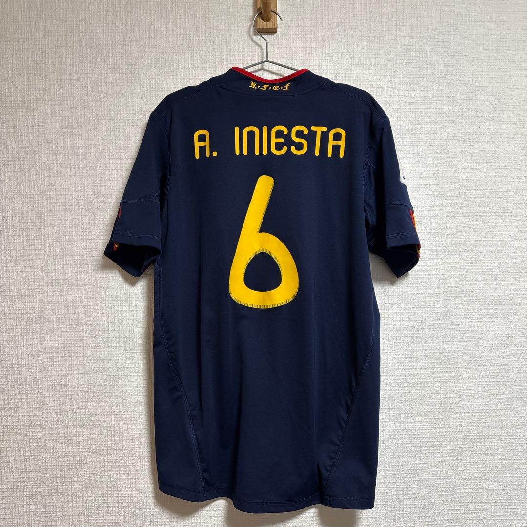 2010W杯 スペイン代表 決勝ユニフォーム イニエスタ