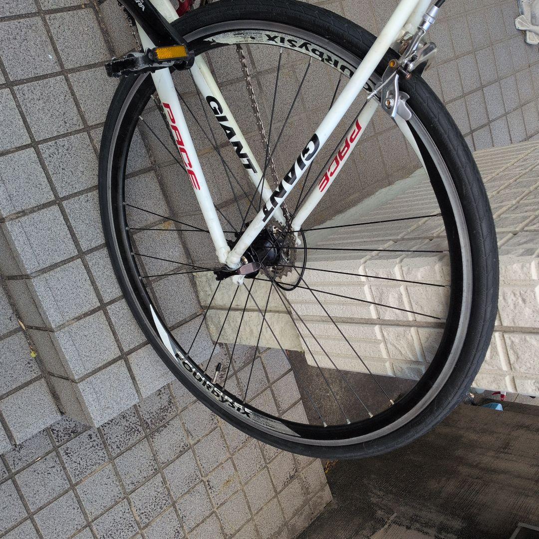 ジャイアントPACE Mサイズ中古バラ完 10速　傷錆ペイント多数　乗れます