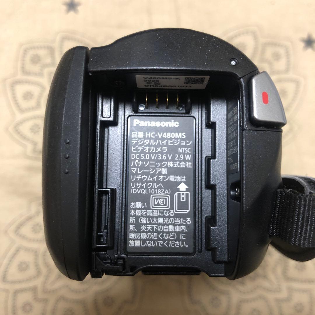 ほぼ新品 Panasonic HC-V480MS バッテリー2個付 ビデオカメラ
