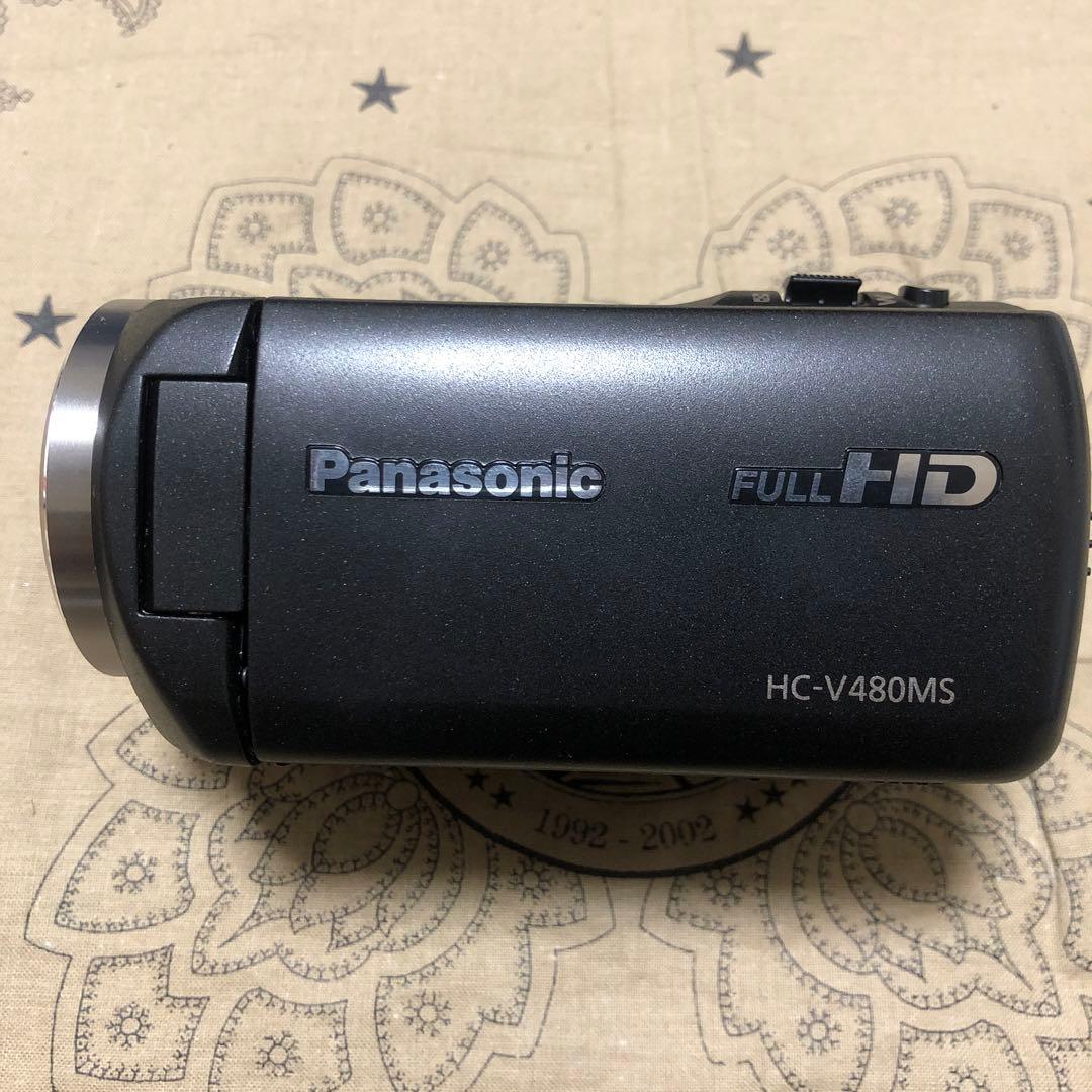 ほぼ新品 Panasonic HC-V480MS バッテリー2個付 ビデオカメラ