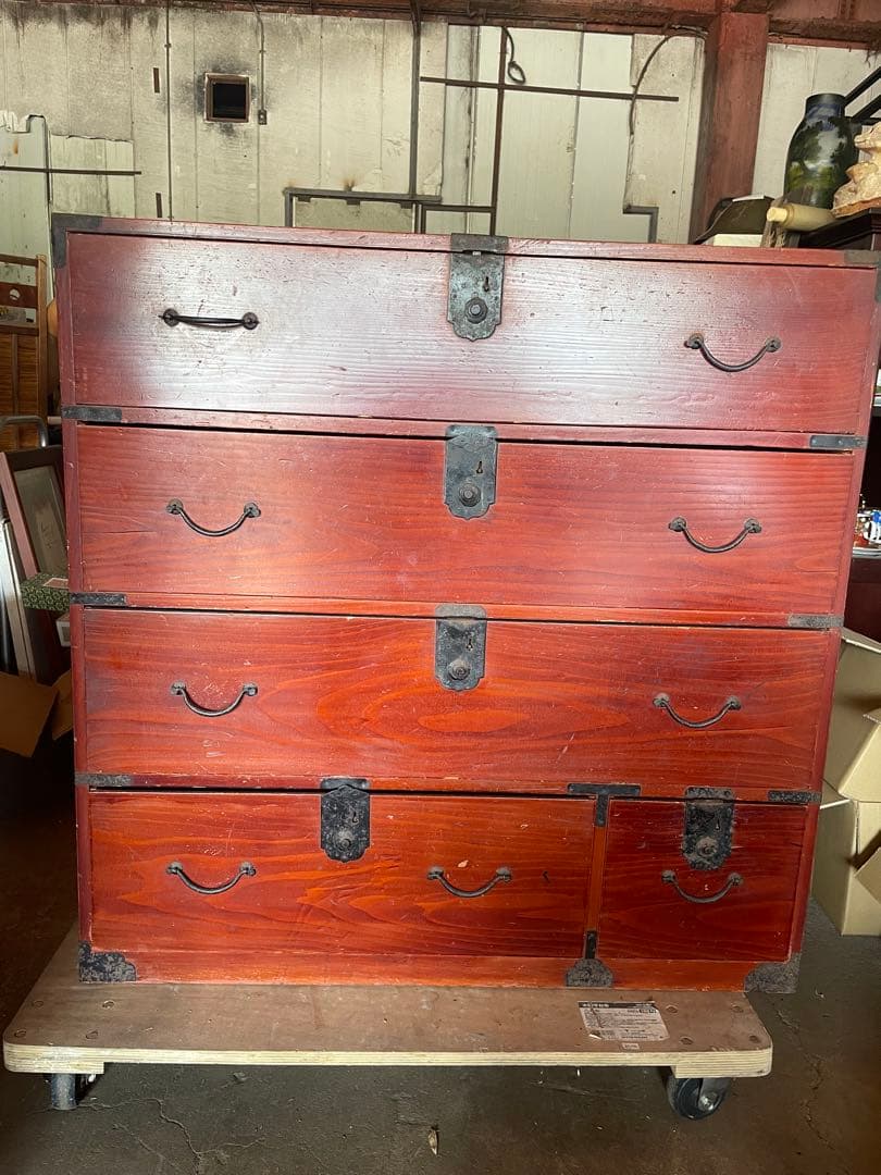 和ダンス　明治時代 和家具 アンティーク レトロ 時代箪笥 和箪笥