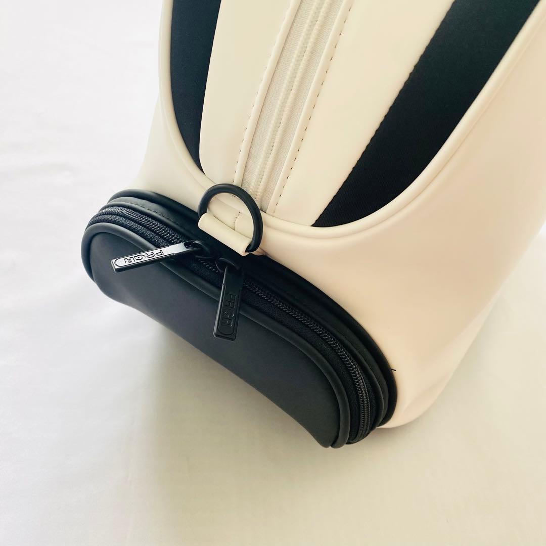 【新品】PRGR　プロギア　ボストンバッグ　ゴルフバッグ　スポーツ　白×黒