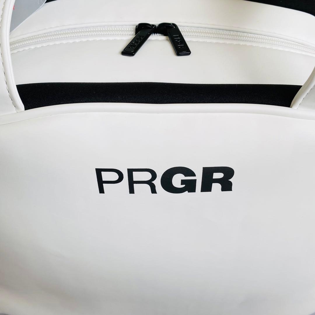 【新品】PRGR　プロギア　ボストンバッグ　ゴルフバッグ　スポーツ　白×黒