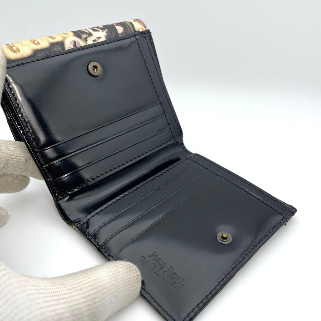 ジャンポール　ゴルチエ　折り財布　wホック　アンティークベア