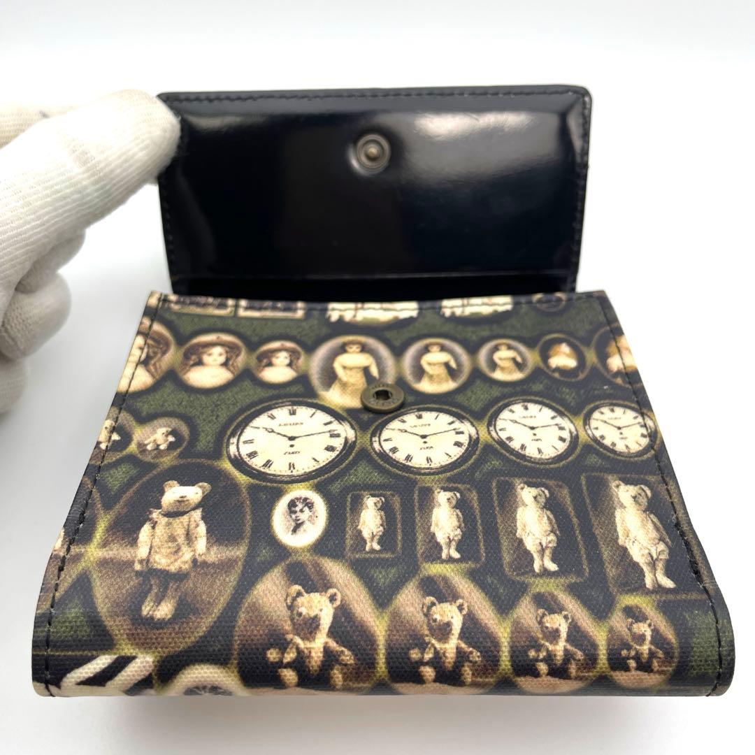 ジャンポール　ゴルチエ　折り財布　wホック　アンティークベア