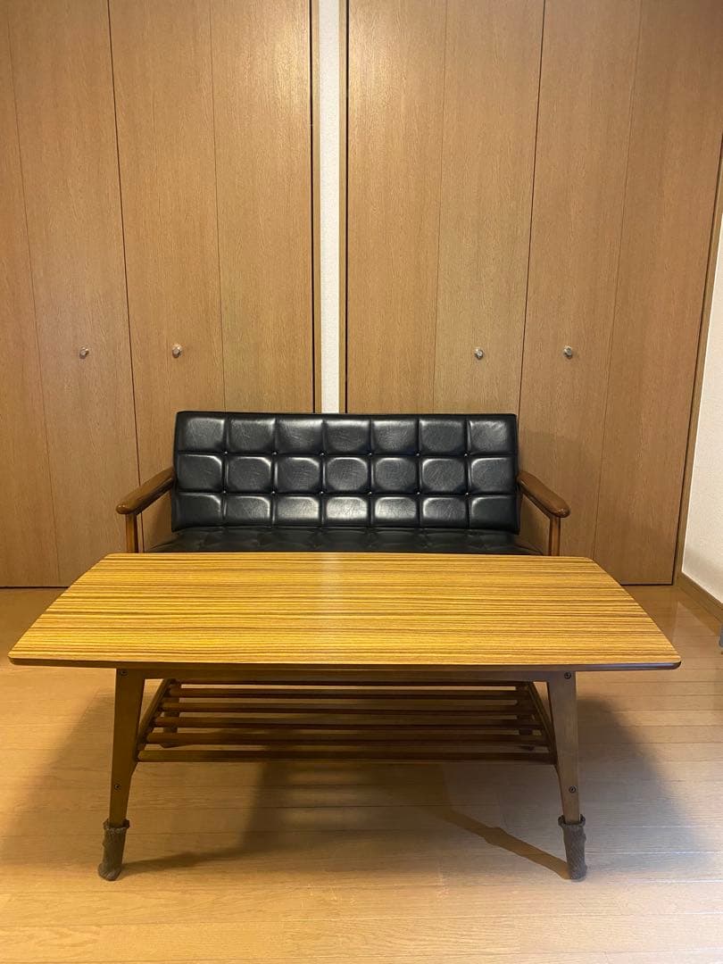 カリモク60 リビングテーブル（大）ウォルナット 美品