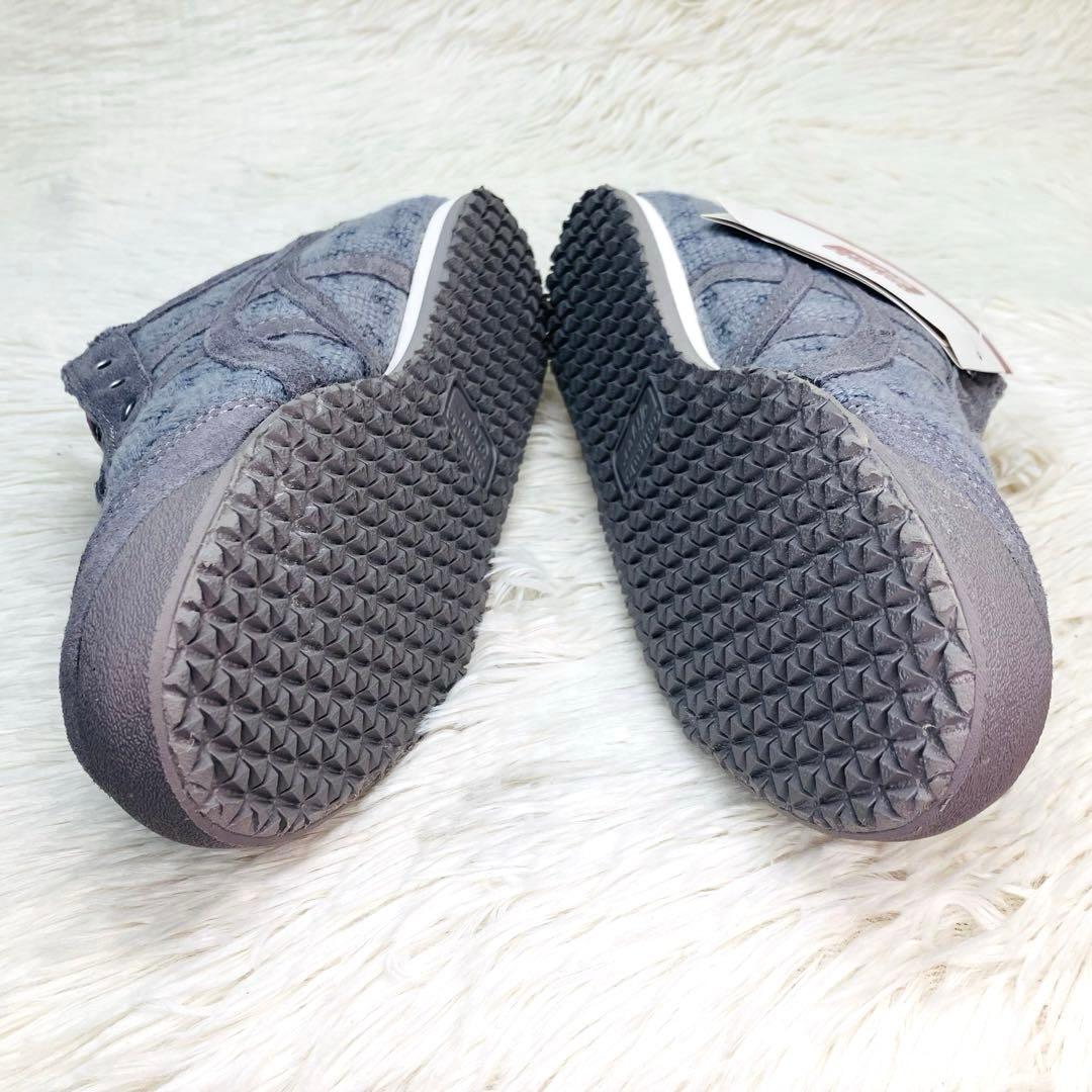 【新品タグ付き】オニツカタイガー23㌢メキシコ66 スリッポン　ニット　裏ボア