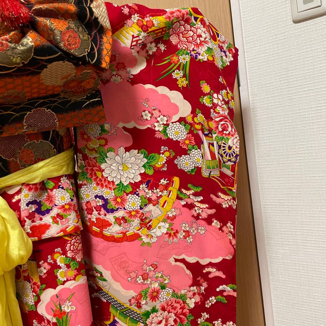 豪華アンティーク着物　七五三着物セット　七五三　3歳5歳7歳着物大正ロマン