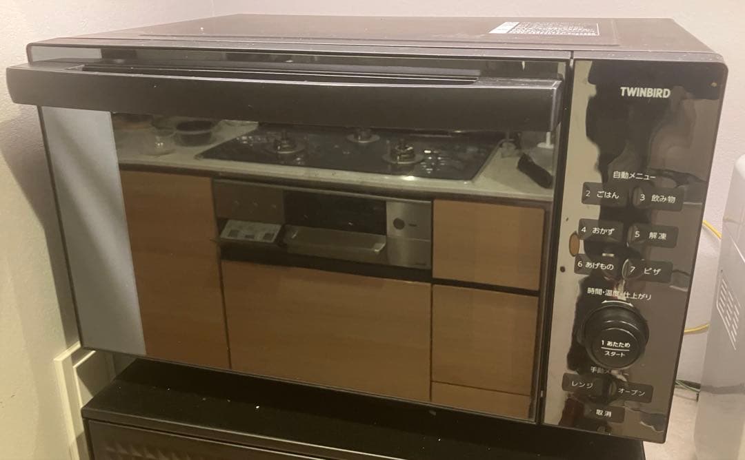 【美品】ツインバード オーブンレンジ 18L DR-E857