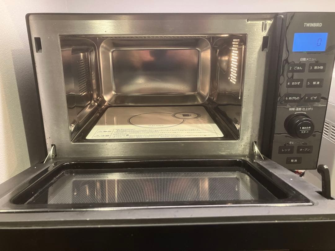 【美品】ツインバード オーブンレンジ 18L DR-E857