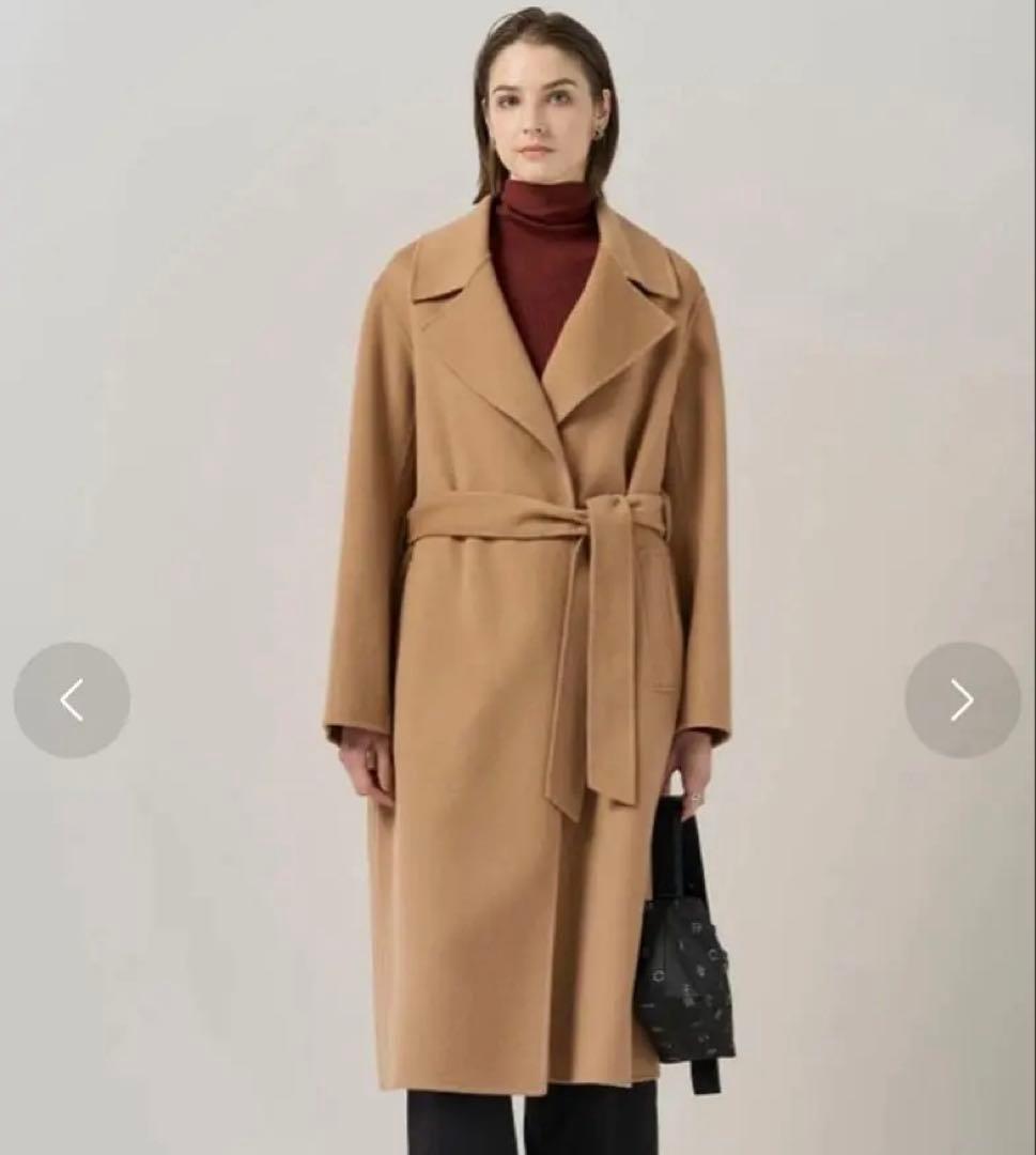 2025年 アイシービー ICB WoolRever ロングコート キャメル