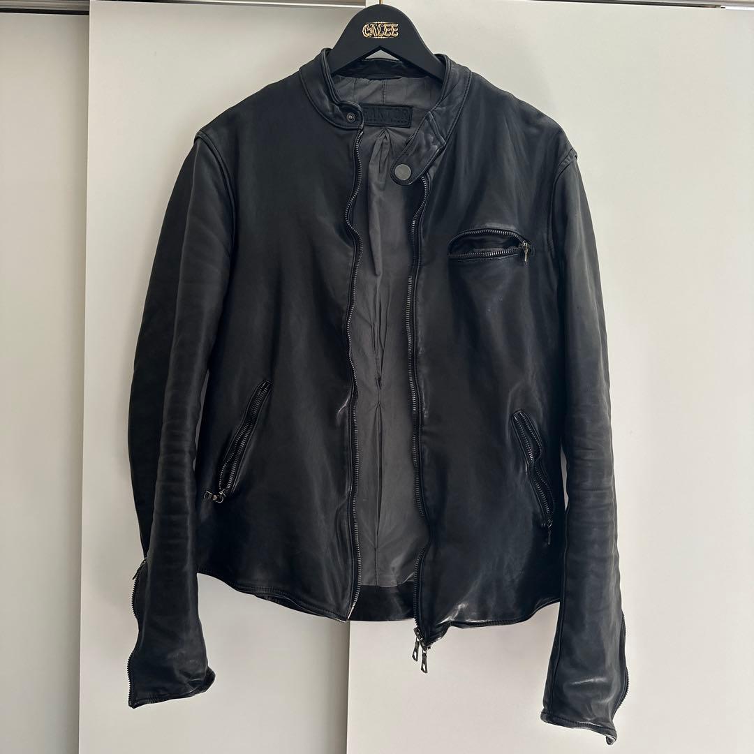 年末最終値下げFAKTOR ホースレザーシングルライダース LEON 干場