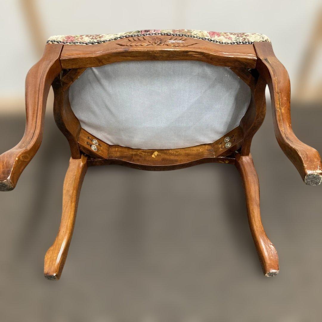 アンティーク調 ローチェア