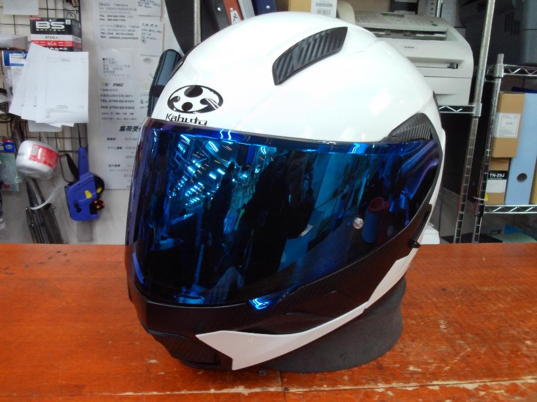 OGK　KABUTO　RYUKI　ホワイト　サイズL