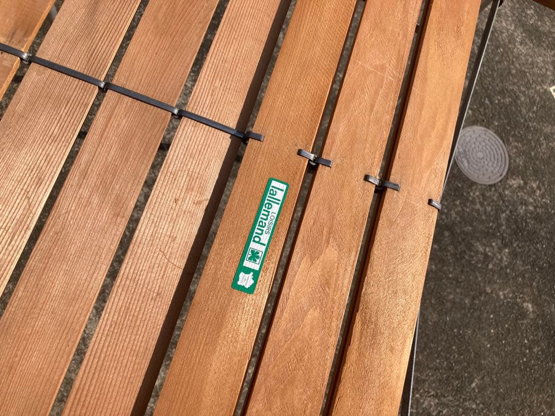 80年代lallemandキャンプテーブル