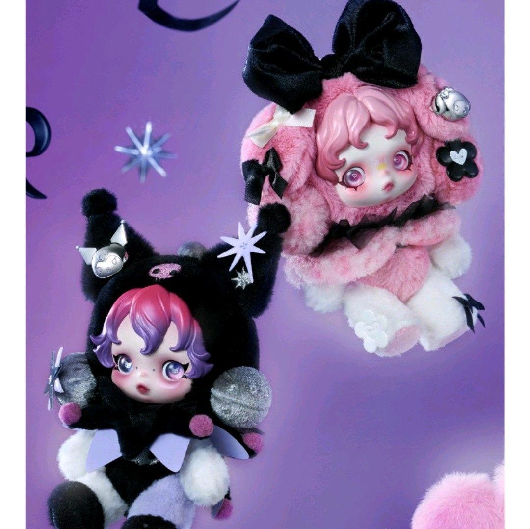 POPMART SKULLPANDA ×マイメロ、クロミ ぬいぐるみペンダント