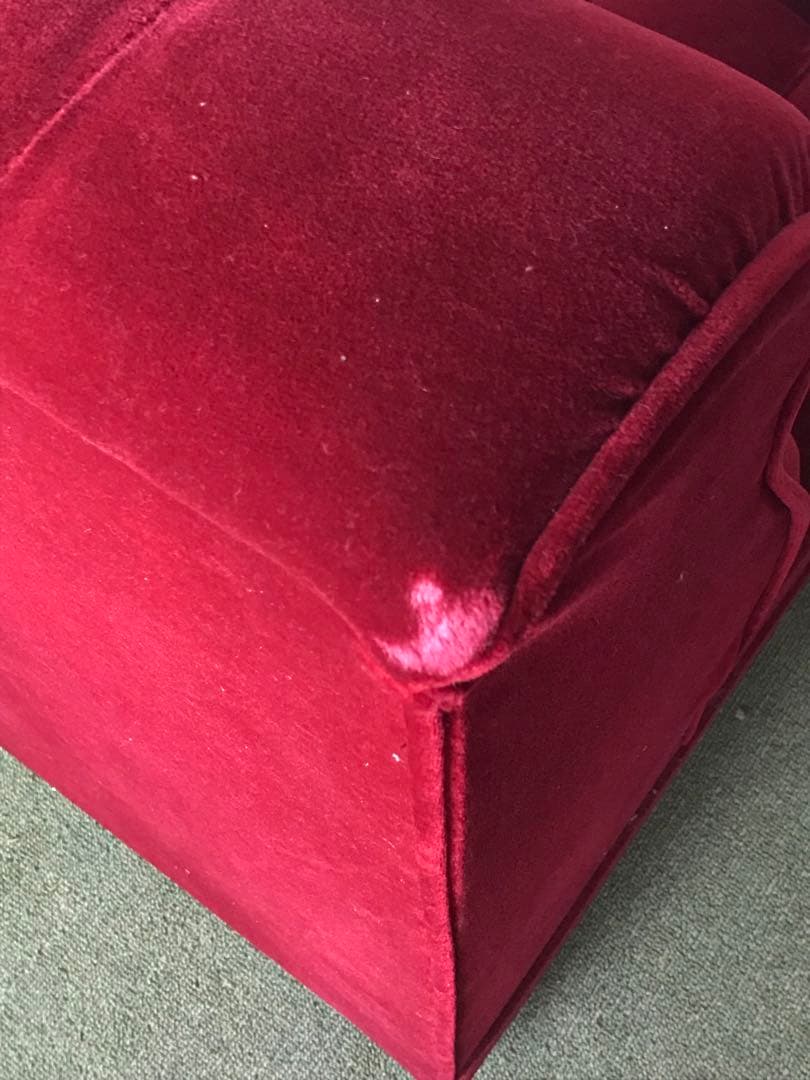 ソファー ベロア 1人掛け アンティーク ヴィンテージ 別注品