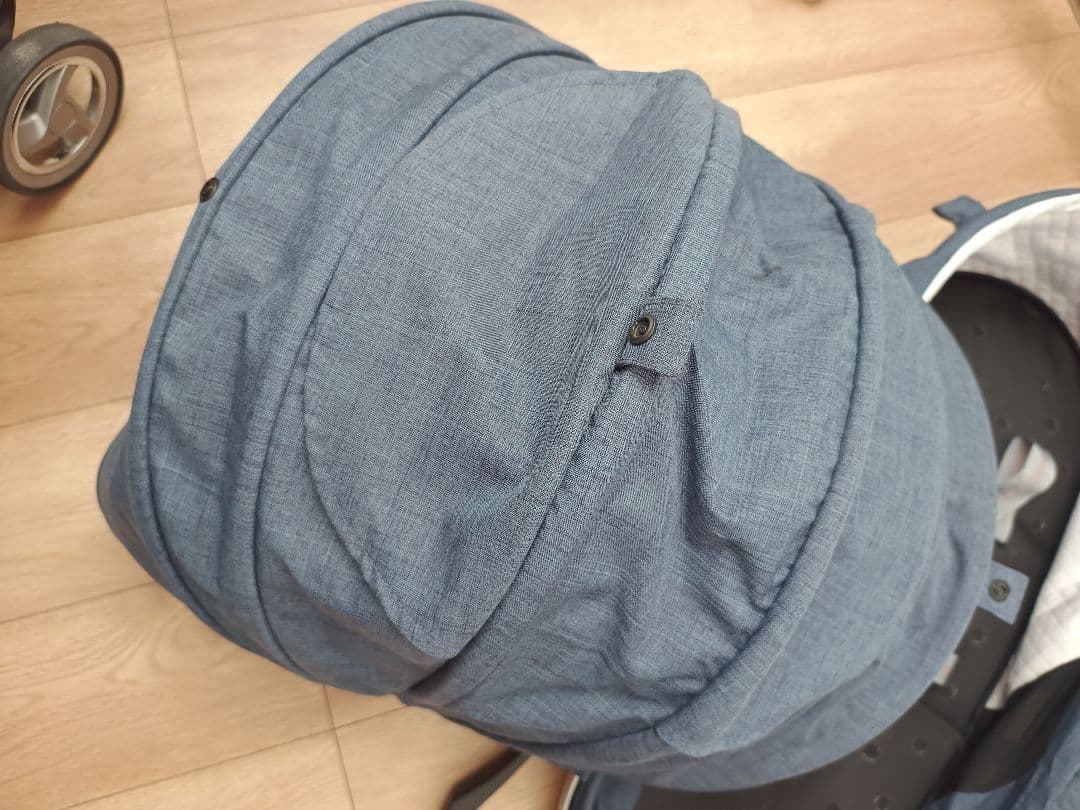 ベビーカー エールベベ フラコット ナチュラルブルー