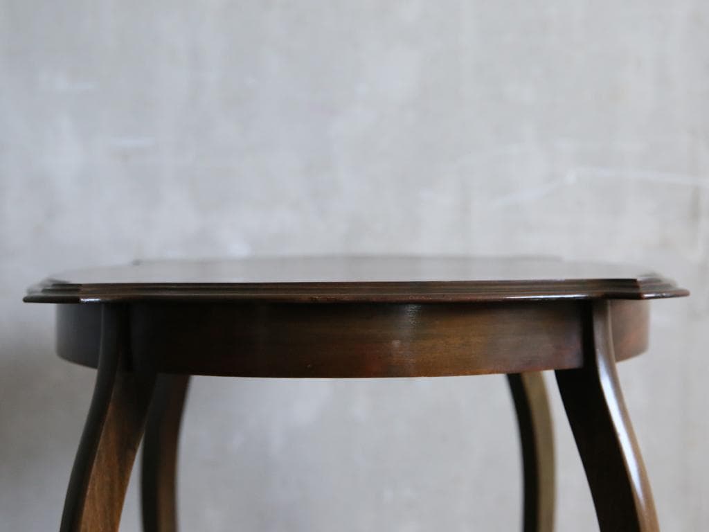 英国アンティーク木製サイドテーブル/オケージョナル/作業机/飾り棚(79-193