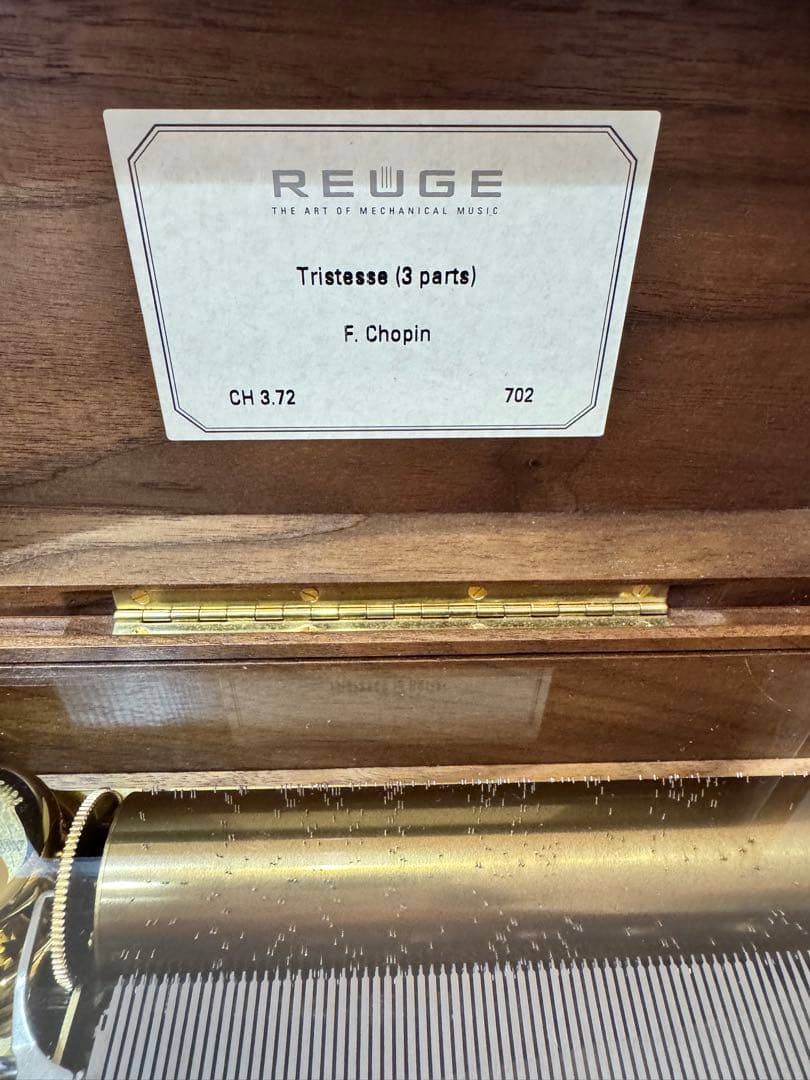 REUGE Tristesse (3 parts) ショパン 別れの曲