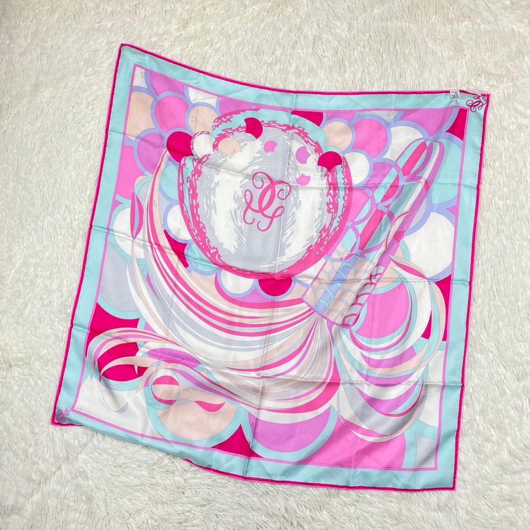 『GUERLAIN by EMILIO PUCCI』大判 シルク スカーフ