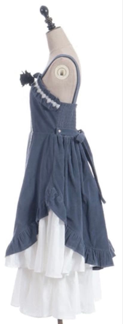 axes femme Chalmiere ウィンタージャンパースカート（ブルー）