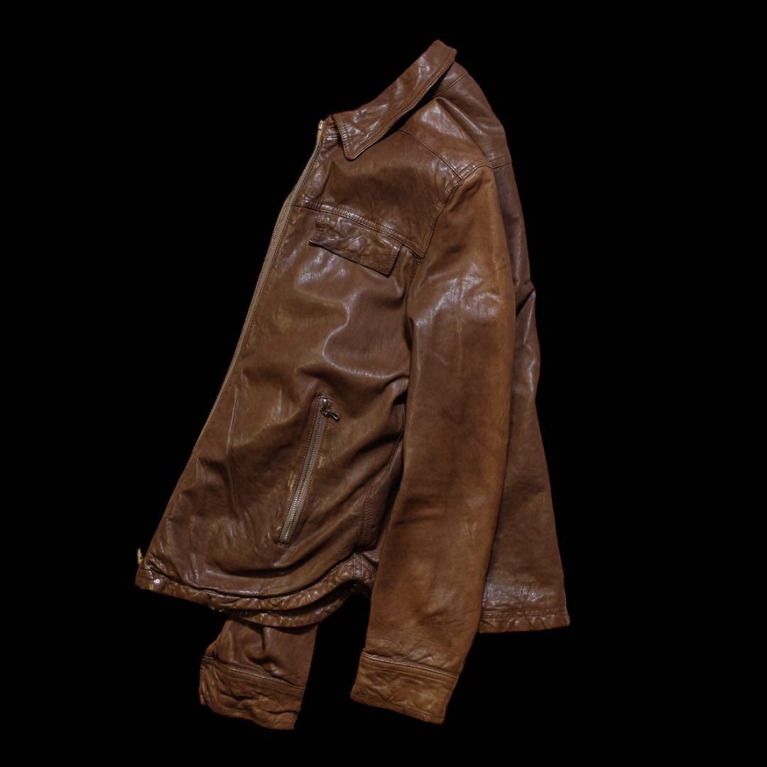 00s トゥモローランド　レザージャケット　M