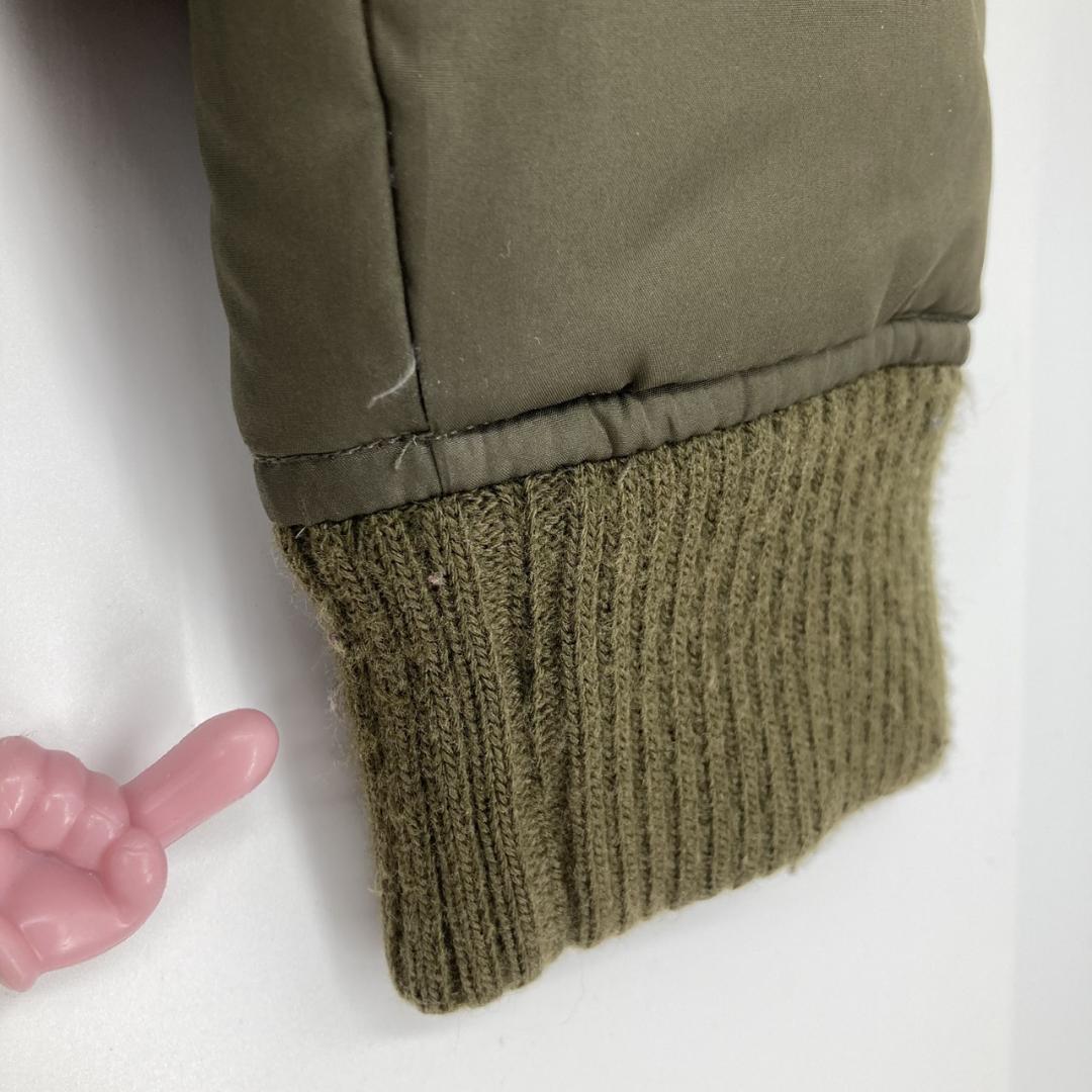 PREMA INCLUSION カーキ ダウンジャケット ファー付き 38サイズ