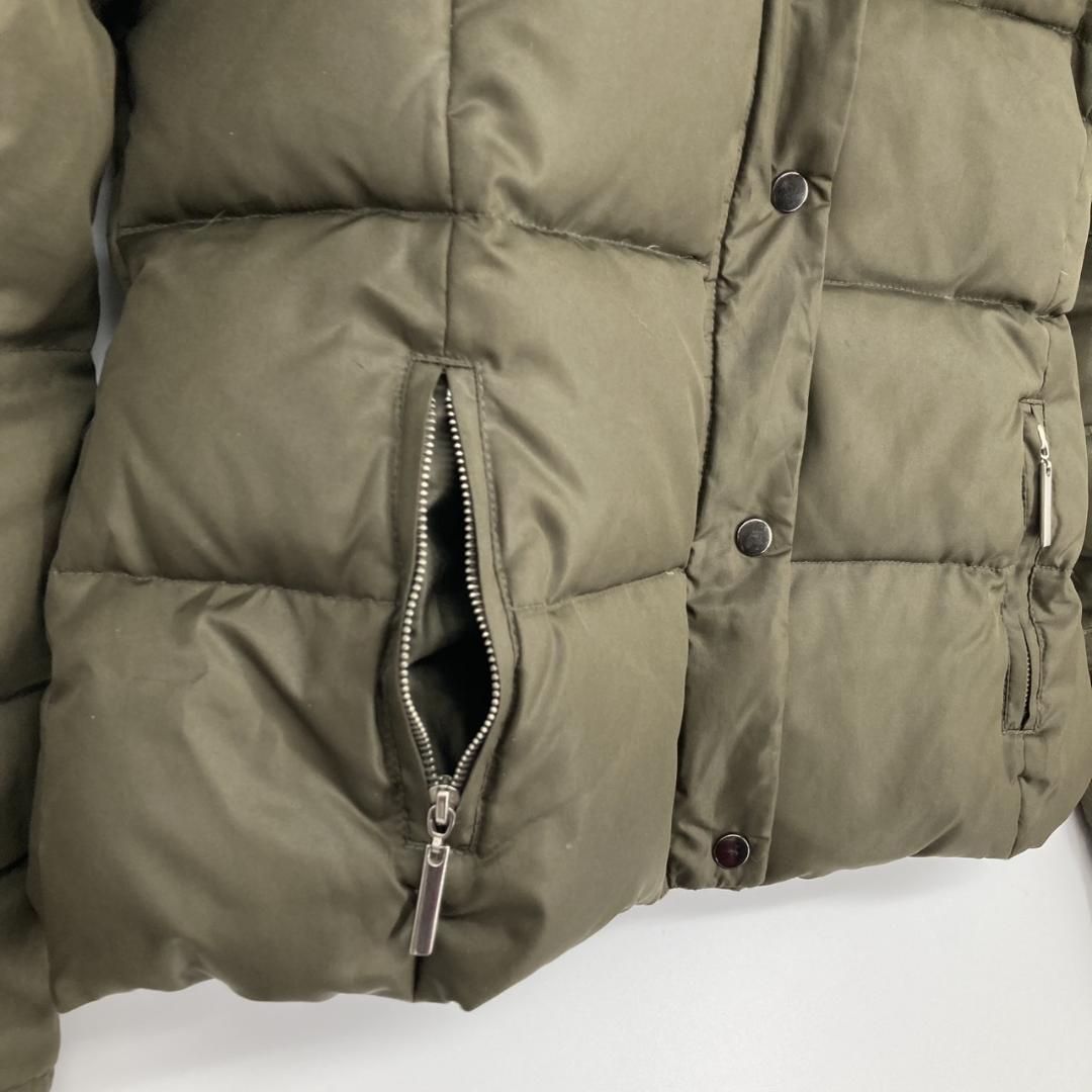 PREMA INCLUSION カーキ ダウンジャケット ファー付き 38サイズ