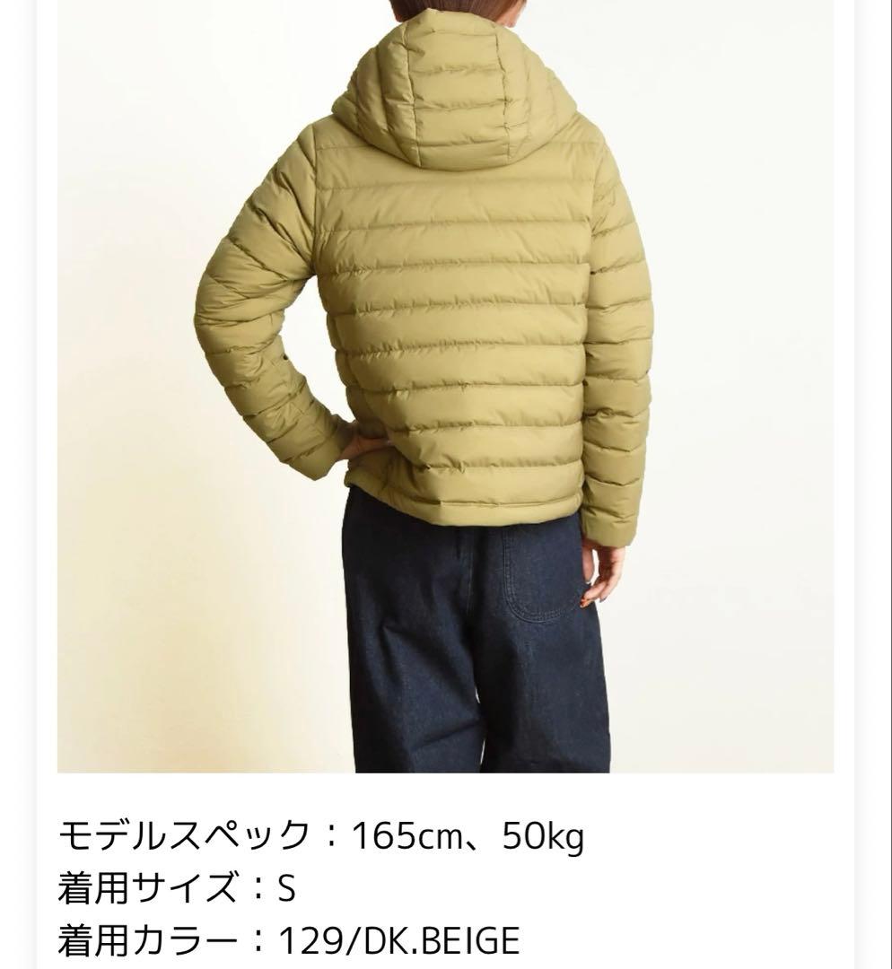 美品 ダントン Bshop ミドルダウンフードジャケット 近年モデル レディース