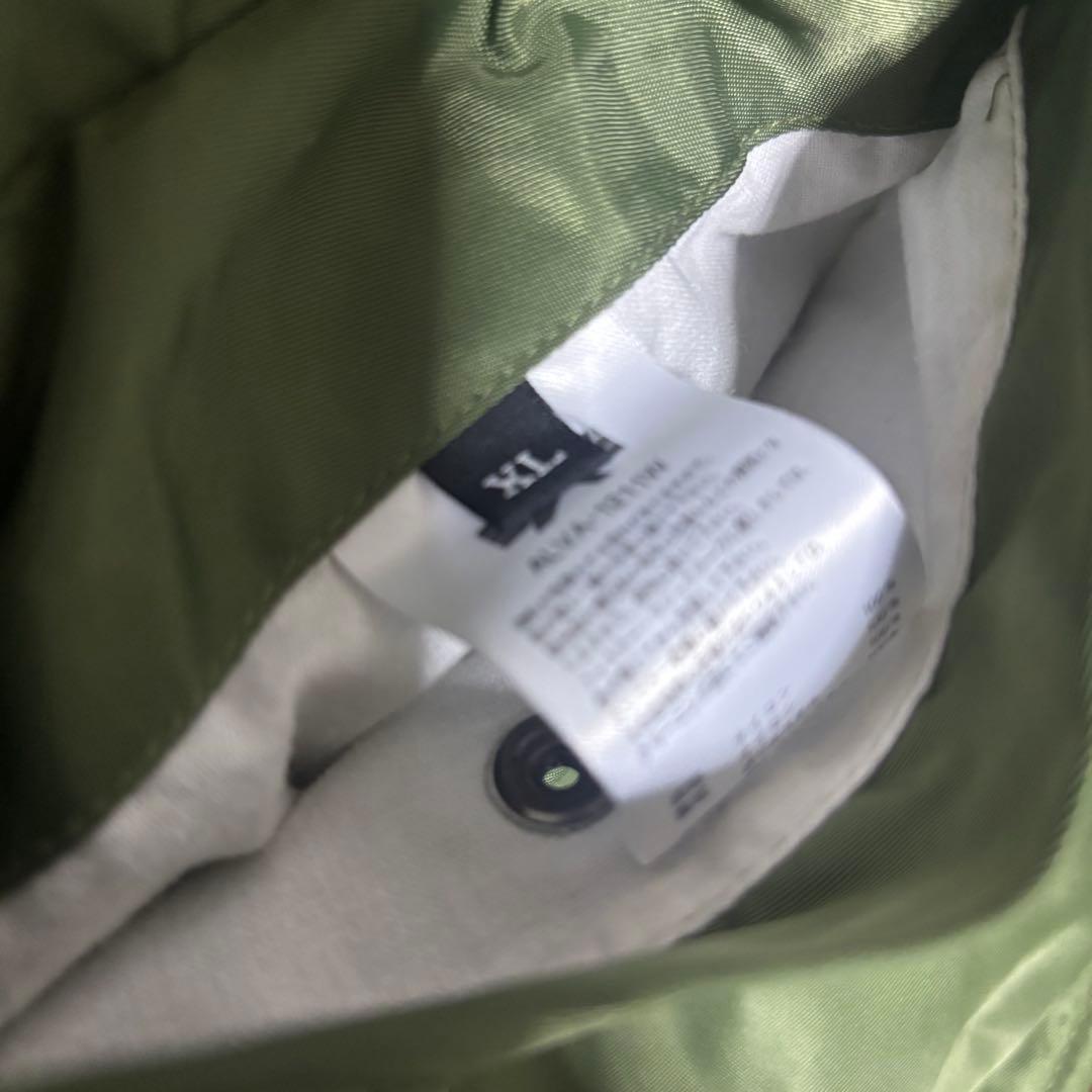 【美品】ALPHA INDUSTRIES MA-1ジャケット セージグリーン