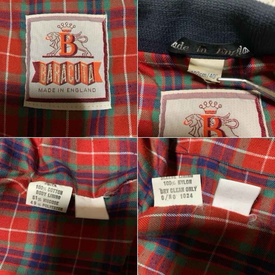 90s バラクータ Baracuta G9 ハリントンジャケット ネイビー 40