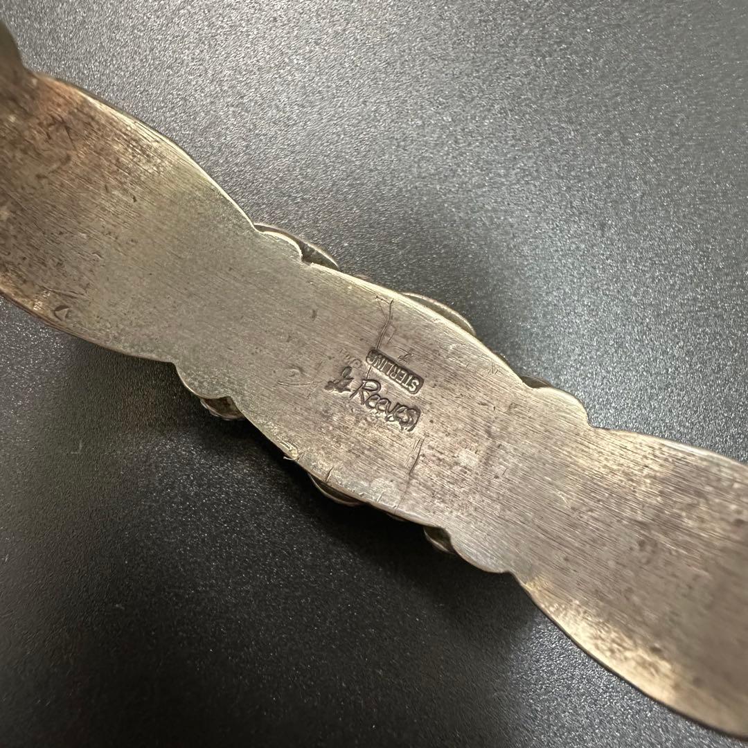 Navajo Gary Reeves 5連ターコイズ バングル