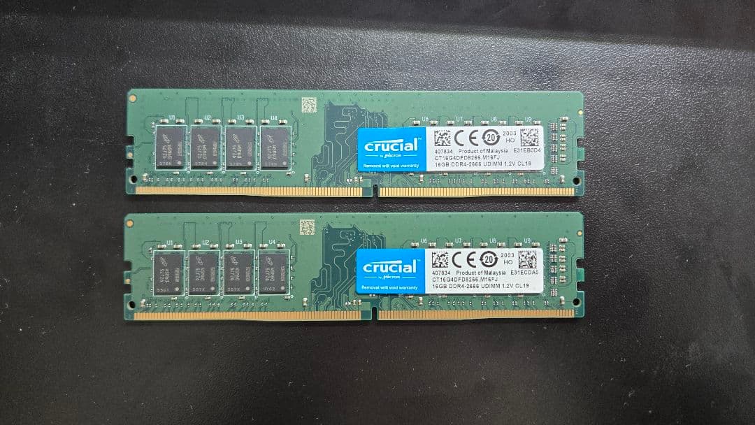 Crucial DDR4-2666 16GB×2(32GB)