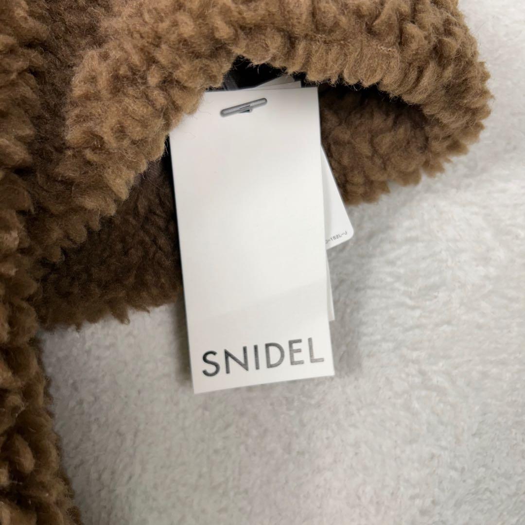 新品タグ付き♡SNIDEL ファーライクボアロングコート テディベア マキシ丈