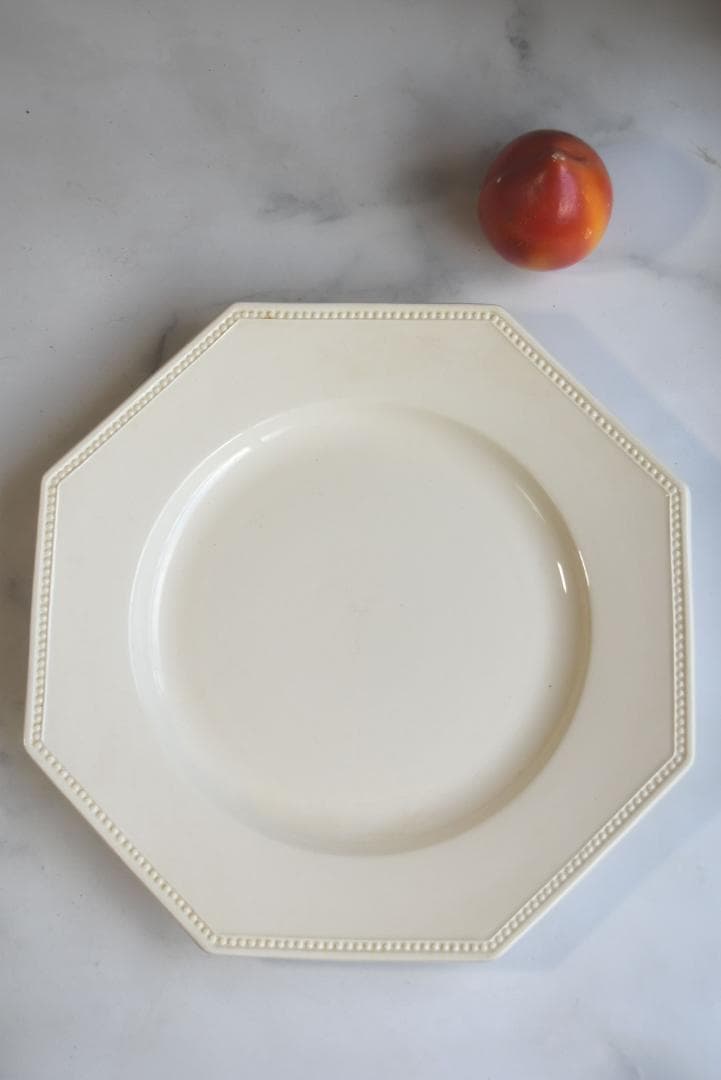 サルグミンヌ　オクトゴナル大皿（30㎝）フランスアンティーク