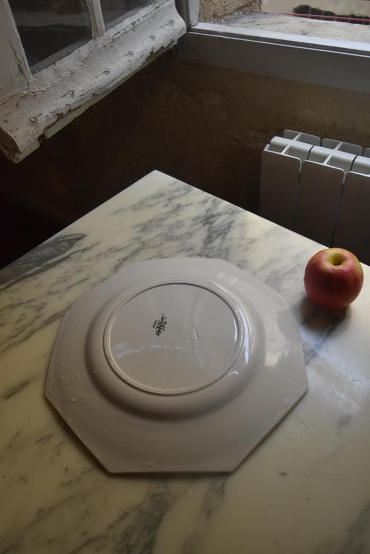 サルグミンヌ　オクトゴナル大皿（30㎝）フランスアンティーク