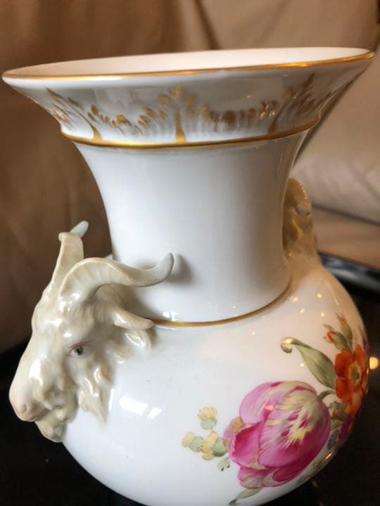 KPMベルリン　山羊花瓶　アンティーク b