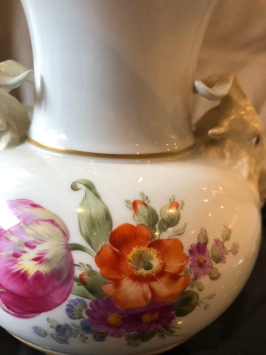 KPMベルリン　山羊花瓶　アンティーク b